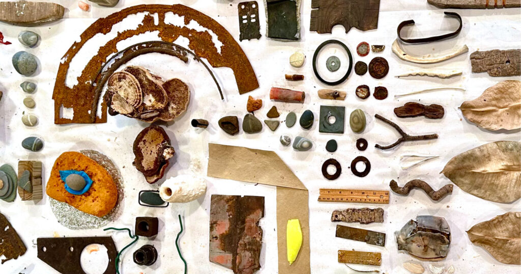 On view at the Robert Frost Stone House Museum / Judith Belzer—Walking Project: Animal, Vegetable, Mineral
